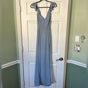 Showpo More Than This Maxi Dress in Light Blue - Size 6